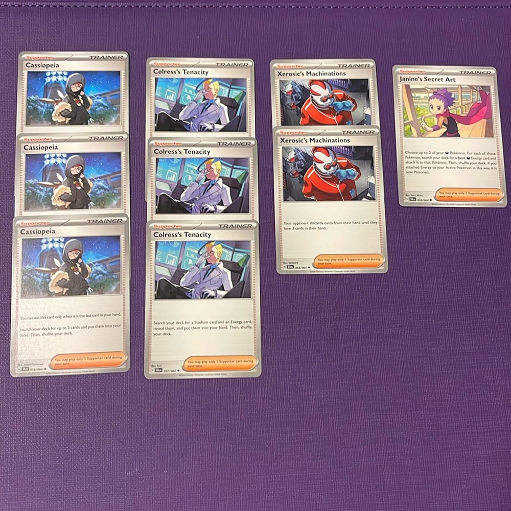 Shrouded Fable pokemon trainer supporter cards lot of 9